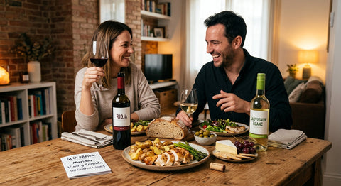 Guía rápida para maridar vino y comida sin complicarte la vida