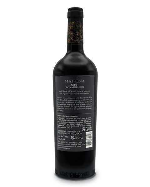 Vino Tinto Mairena Reserve Bonarda 2022