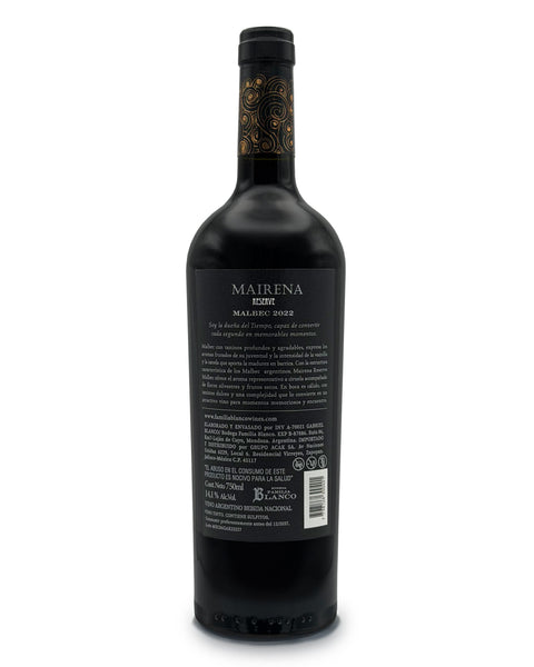 Vino Tinto Mairena Reserve Malbec 2022