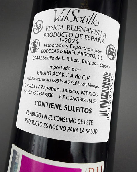 Vino Tinto ValSotillo Finca Buenavista 2020